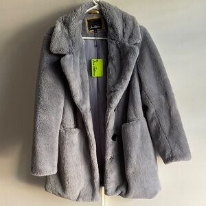 Sam Edelman Charcoal Teddy Jacket